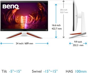 BenQ MOBIUZ 32" 4K Gaming Monitor – EX3210U UHD Display