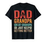 Funny Great-Grandpa Cool Granddad Best Fathers Day Grandad T-Shirt