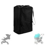 Travel Stroller Bag, Buggy Bag, Extra Large Airplane Pushchair, for Airplane Pram Cover Buggy Travel Bag, Waterproof Gate Check Bag Organizer Pushchair Cover, Storage Bag for Strollers Large Portable