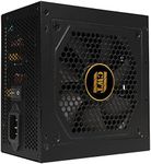 JUSTOP Fortitude 80 Plus Gold 850W Power Supply Unit, Full Modular ATX PSU, 120MM Thermally Controlled Quiet Fan, Active PFC Protection, Solid Caps, Long Flat Cables, SLI/Crossfire Ready