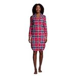 Lands' End Womens LS Flannel Nights