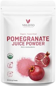 VELOTO Organic Pomegranate Juice Powder, Pure Pomegranate Fruit Extract Freeze Dried Powder, Natural Vitamin C Vegan Sweetener Superfoods for Smoothies, Yogurt & Shake, Gluten Free, Non GMO, 1 lb