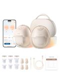 eufy Breast Pump S1 Pro, Heated Wearable Breast Pump, Electric and Hands-Free with Heating Technology, Portable Charging Case, App-Controlled Smart Rhythm, Hospital-Grade Suction, Ultra-Quiet