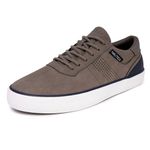 Nautica Men's Classic Lace-Up Boat Shoes Low Top Fashion Sneaker - Stylish and Comfortable Casual Shoe, Grey Navy, 13