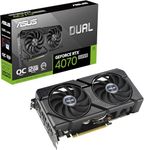 ASUS GeForce RTX 4070 Super 12G DUAL EVO OC Gaming Graphics Card - 2550MHz Boost Clock, GDDR6X, PCIe Gen 4, DLSS 3, HDMI 2.1a, 3 x DisplayPort 1.4a (Supports 4K & 8K HDR)