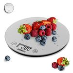 Duronic Digital Kitchen Scales KS1055 Electronic Kitchen Scale Measuring Weighing Scale Baking Scale for Cooking Baking Postal Mail Pet Food Measurement Baker Weight Scale, with Tare Clear LCD Display