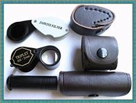 Ade Advanced Optics Bundle: Chelsea Filter, Dichroscope, Jewelers Hasting 10x Loupe. GIA Tools (Pack of 3)