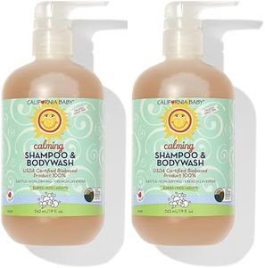 2 Pack California Baby Shampoo & Bodywash - Calming 19 oz [Health and Beauty]