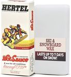Hertel Wax Racing FC739 All Temperature Ski and Snowboard Wax - Ski Wax Rub On or Iron On Wax for Snowboards and Skis - Easy to Apply Snowboard Hot Wax, All Weather Conditions (141 g)
