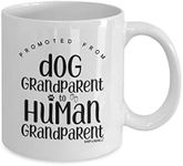 Pregnancy Announcement, Grandad Grandma to Be Gifts from Bump Baby, Fathers Day Mug for Dog Grand Parents, Coffee Cup Tea Ideas, Human Reveal Best Family Promoted, Christmas Presents, MG1555