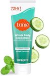 Lume Whole Body Deodorant - Invisible Cream Tube - 72 Hour Odor Control - Aluminum Free, Baking Soda Free, Skin Safe - 3.0 ounce (Minted Cucumber)