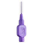 TEPE Interdental Brush Original, Soft Dental Brush for Teeth Cleaning, Pack of 20, 1.1 mm, Large Gaps, Purple, Size 6