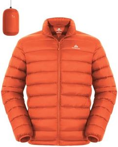 Pioneer Camp Mens Lightweight Packable Puffer Jacket Winter Insulated Puffy Coat Water Repellent Warm Quilted Jackets Travel