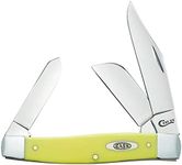 Case Large Yellow CV Stockman Pocket Knife