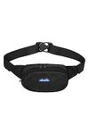 KAVU Canvas Spectator Belt Bag Hip Fanny Pack, Black, One size