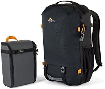 Lowepro Trekker Lite BP 250, Mochila para Cámara, con Inserto Extraíble, con Sistema de Correas para Accesorios, Negro, para Cámara Sin Espejo, Compatible con Sony Alpha 7, Negro