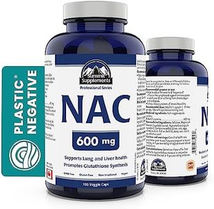 Premium NAC (N-Acetyl Cysteine) 600mg 150 Capsules - Superior Respiratory & Immune Support - A Plastic Negative Product Formulated & Made in Canada