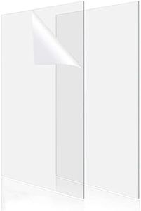 2 Pcs 12" X 16" X 0.08" A3 Clear Acrylic Sheets Extruded Plexiglass Board Sheet for Picture Frame Plexi Glass Replacement Projects Display Painting DIY Stencil Table Signs