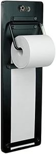 Excello Global Products Wall Mounted Note Paper Dispenser with a 160 Foot roll of Paper Included (Black)