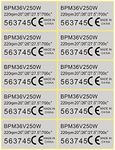 EMSea 10pcs Mid Drive Motor Sticker 36V 250W Motor Waterproof Sticker Decal 4.5x2.3cm Motor CE Label Tags Compatible with BAFANG BBS01 BBS01B BBS02 BBS02B BBSHD