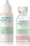 Mario Badescu Drying Lotion & Deep Blemish Solution | Powerful Blemish Spot Treatment Duo with Salicylic Acid, Zinc Oxide & Niacinamide | Surface & Deep Acne Control for Clearer Skin | 2 x 1 Fl Oz