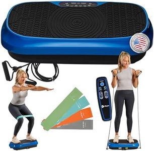 Lifepro Waver Mini Vibration Plate - Whole Body Vibration Platform Exercise Machine - Home & Travel Workout Equipment for Weight Loss, Toning & Wellness - Max User Weight 260lbs