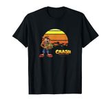 Crash Bandicoot Retro Sunset Wumpa Island Crash Poster T-Shirt