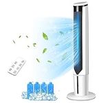 KOTEK 3 in 1 Air Cooler, 41” Cooling Tower Fan w/ 70°Oscillation, 4 Ice Packs, Water Tank, Remote Control, 3 Speeds & Cooling Modes & 9H Timer, Portable Evaporative Air Cooler for Bedroom Home Office