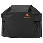 Roastove BBQ Grill Cover, 600D Heavy Duty Oxford Fabric Grill Cover for Weber,Brinkmann,Char Broil etc.(UV & Dust & Water Resistant, Weather Resistant, Rip Resistant)(64" L x 24" W x 48" H, Black)