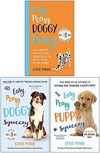 Steve Mann Easy Peasy Series 3 Books Collection Set (Doggy Diary, Doggy Squeezy, Puppy Squeezy)