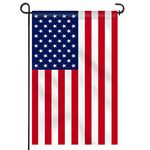 ANLEY Double Sided Premium Garden Flag, USA United States Decorative Garden Flags - Weather Resistant & Double Stitched - 18 x 12.5 Inch (45 X 31cm)