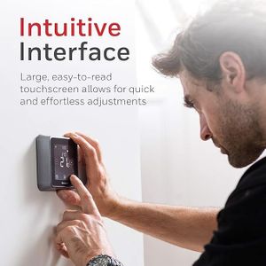 Honeywell T6 Smart Thermostat – Black Wi-Fi Programmable