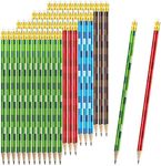 48 Pieces Minecraft Pencils Pixel Pencils Fun Pencils Miner Themed Multicolor Pencils Video Game Themed Party Favor Mine Pixel Craft Mosaic Pencils for Classroom Rewards Minecraft Pencils (Simple)