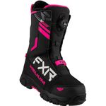 FXR Helium BOA Boot 2025 (Black/Fuchsia - M5/W7)