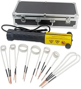 Solary Flameless Heat Induction Tool, 1000W 110V Magnetic Induction Heater Kit with 8 Coils, Handheld Rusty Screw Removing Tool