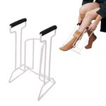 Wire Stocking Donner for Seniors, Adaptive Dressing Aid for Compression Socks, No Bending, Easy Grip Sock Aid Tool for Elderly, Disabled & Post-Surgery Recovery, Lightweight Travel-Friendly Design