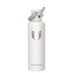 Sparrow Insulated Water Bottle 1L - FlipFlow Metal Water Bottles with Straw Lid - BPA Free - Leakproof Stainless Steel Flask for Sport, Camping, Hiking, Outdoor, Travel