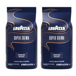 Lavazza Super Crema Espresso Whole Bean Coffee, 2.2-Pound Bag 2-Pack by Lavazza