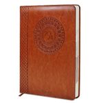 Jhingalala PU Leather Finish Hard Bound Executive Notebook Diary 2024 Daily Monthly Planner with Dates, Pen Holder, Size 24 x 18 Cm, 80 GSM, 342 Pages