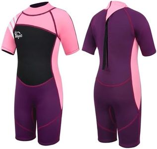 Yikayin Kids Wetsuit for Boys Girls – 2.5mm Neoprene Thermal Youth Wet Suit for Swimming, Diving, Surfing, Snorkeling