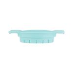 Farberware Can Colander Strainer, for Quick and Easy Straining of Pasta, Fruits, Vegetables, Juices, Tuna and More, Fits Most Standard Cans, Dishwasher Safe, Aqua Sky