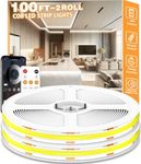 White 100FT COB Led Strip Lights, L