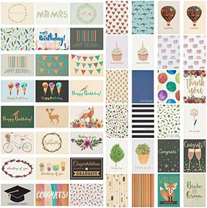 Best Paper Greetings 48-Pack Assorted Cards with Envelopes for All Occasions, Box Set of Greeting Cards for Birthdays, Congratulations, Weddings, Thank You, Thinking of You Notes, (4 x 6 inches)