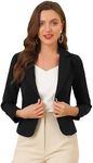 Allegra K Women's Open Front Office