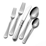 Mikasa, French Countryside Flatware Service for 12, 65 Piece Set, 18/10 Stainless Steel, Silverware Set with Serving Utensils