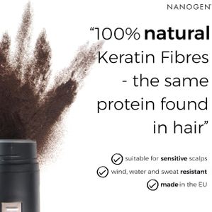 Nanogen Hair Fibres Dark Brown – Instant Hair Thickening Solution