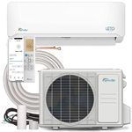 Senville LETO Series Mini Split Air Conditioner Heat Pump, 36000 BTU 208/230V, Works with Alexa, White