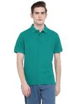 AMERICAN CREW Kooltex Polo T-Shirt for Men (AC659-M_Fanfare Green)