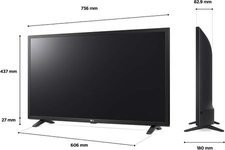 LG 32" HD Smart TV – LED Display, WebOS Streaming