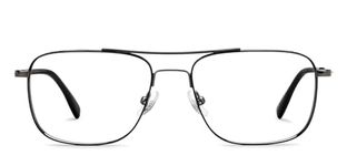 John Jacobs | Grey Full Rim Rectangular Shape Blue Cut & Antiglare Zero Power Computer Glasses For Men & Women | Medium | JJ E11540